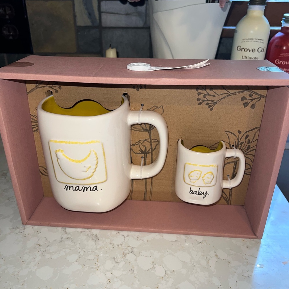 Rae Dunn Mama and Baby Mug Set